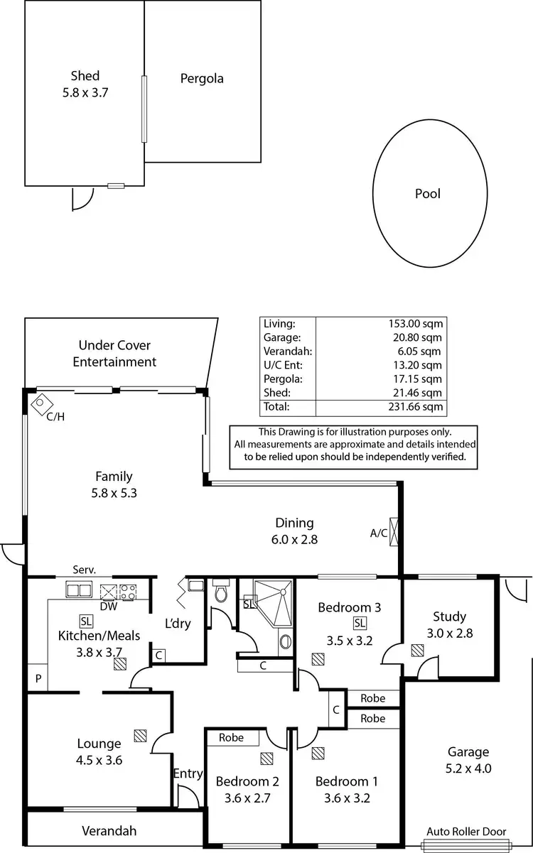Floorplan of Homely house listing, 13 Loch Lomond Drive, Modbury SA 5092