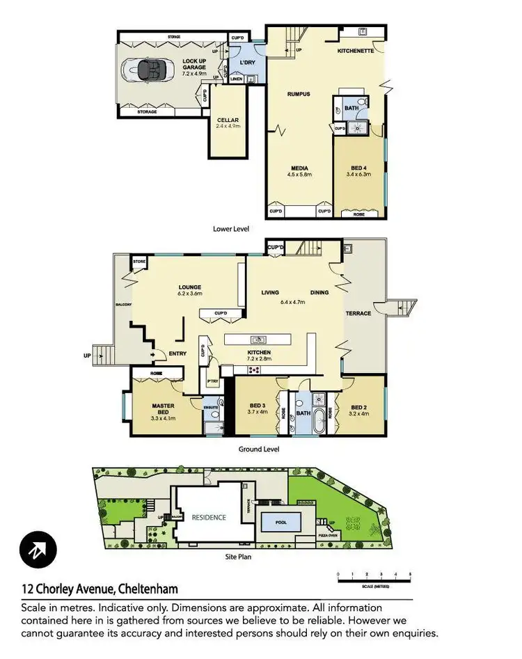 Floorplan of Homely house listing, 12 Chorley Avenue, Cheltenham NSW 2119