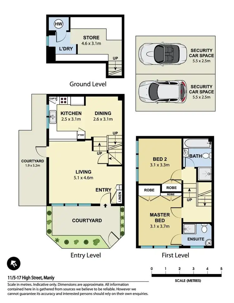 Floorplan of Homely apartment listing, Unit 11/5-17 High Street, Manly NSW 2095