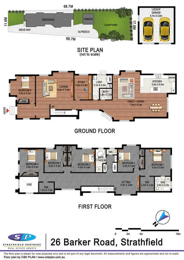 Floorplan of Homely house listing, 26 Barker Road, Strathfield NSW 2135