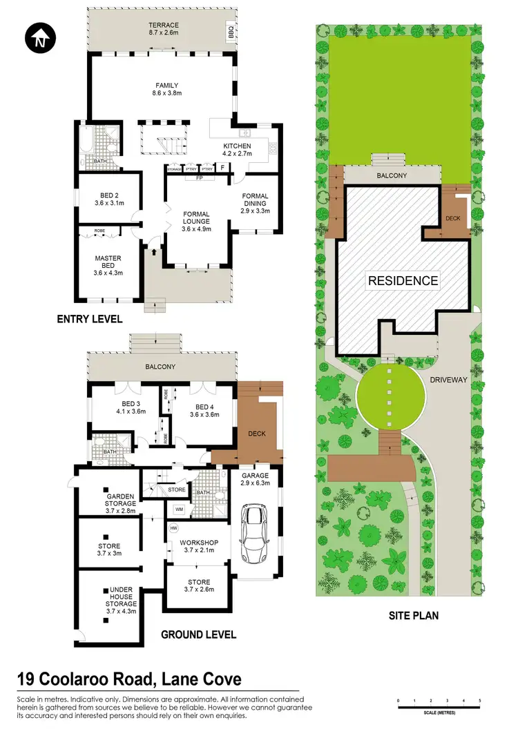 Floorplan of Homely house listing, 19 Coolaroo Road, Lane Cove NSW 2066
