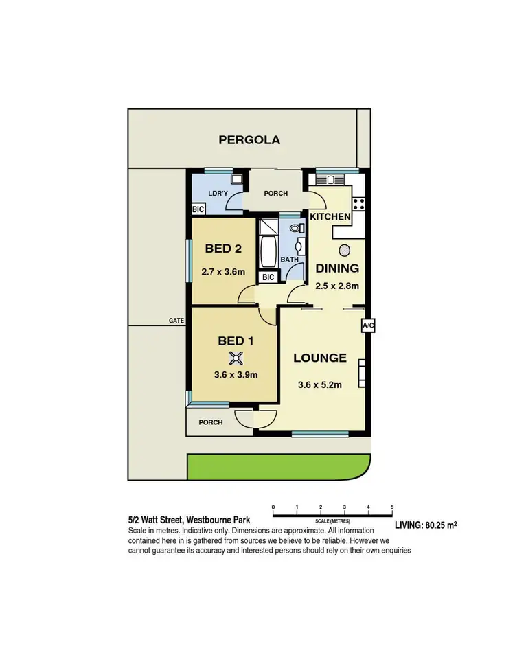 Floorplan of Homely unit listing, 5/2 Watt Street, Westbourne Park SA 5041