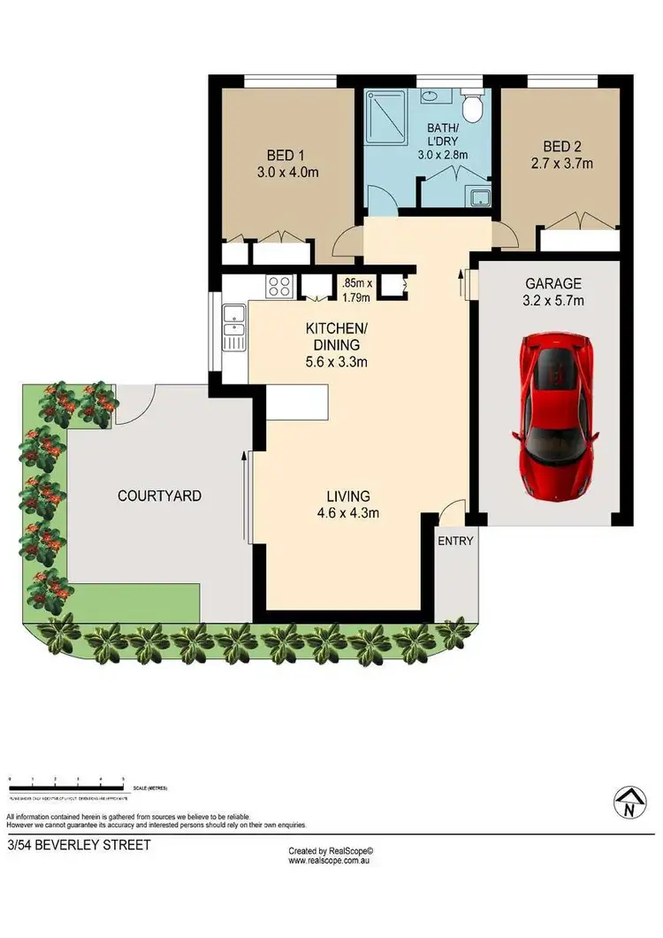 Floorplan of Homely block of units listing, 1, 2 and 3/54 Beverley Street, Morningside QLD 4170