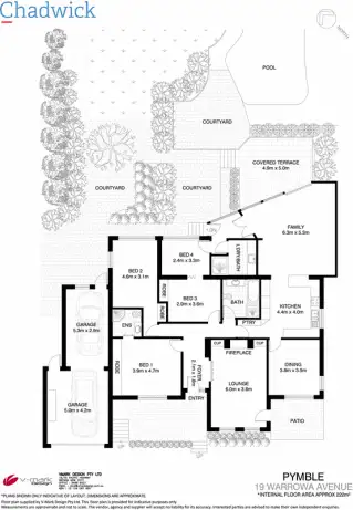 Floorplan of Homely house listing, 19 Warrowa Avenue, Pymble NSW 2073