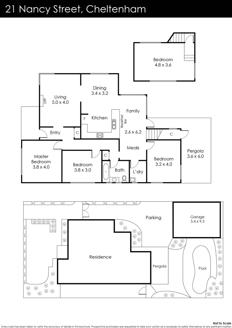Floorplan of Homely house listing, 21 Nancy Street, Cheltenham VIC 3192