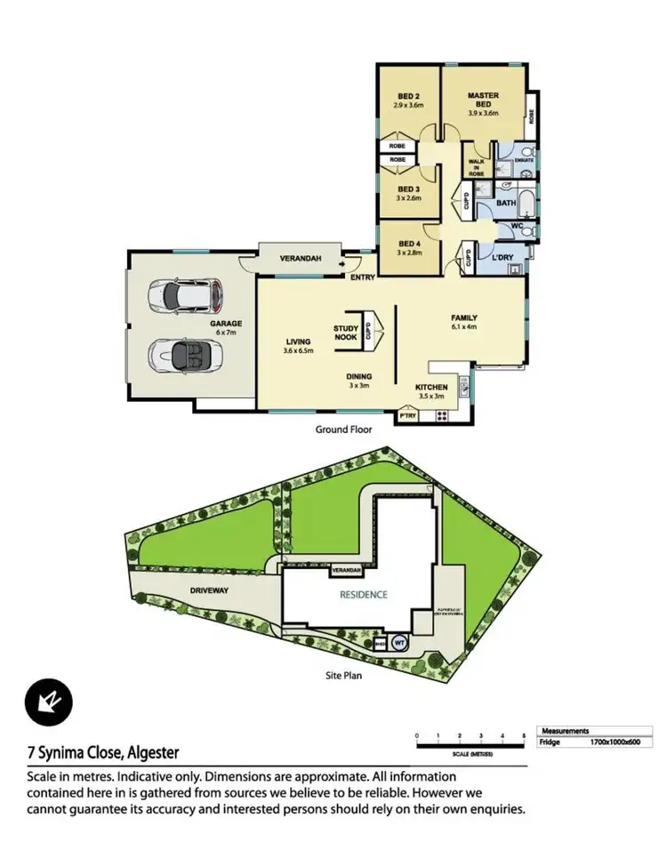Floorplan of Homely house listing, 7 Synima Close, Algester QLD 4115