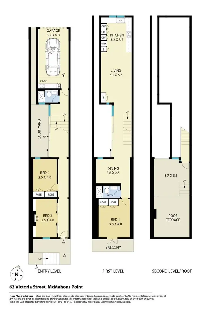 Floorplan of Homely house listing, 62 Victoria Street, Mcmahons Point NSW 2060