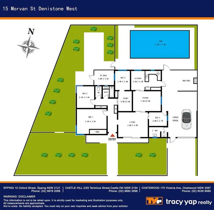 Floorplan of Homely house listing, 15 Morvan Street, Denistone West NSW 2114