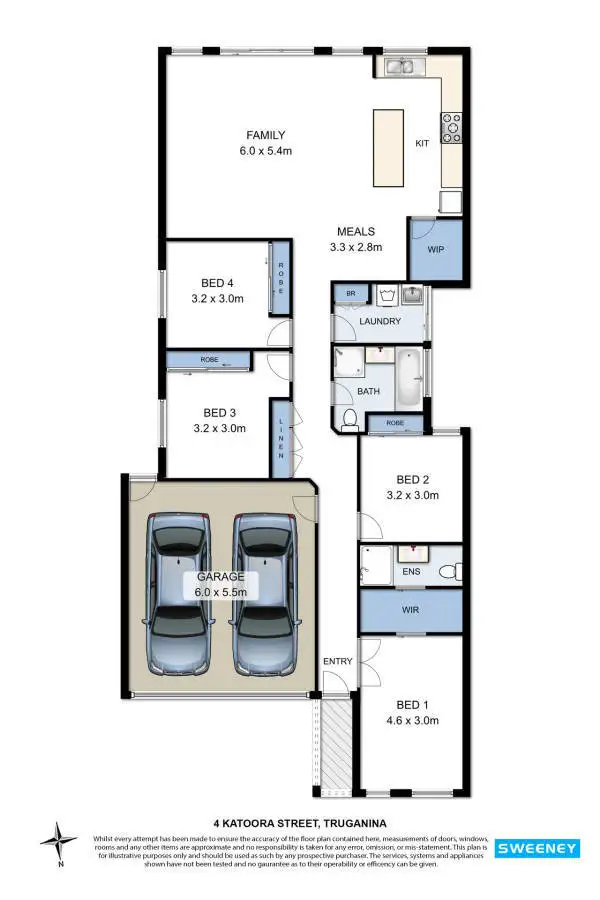 Floorplan of Homely house listing, 4 Katoora Street, Truganina VIC 3029