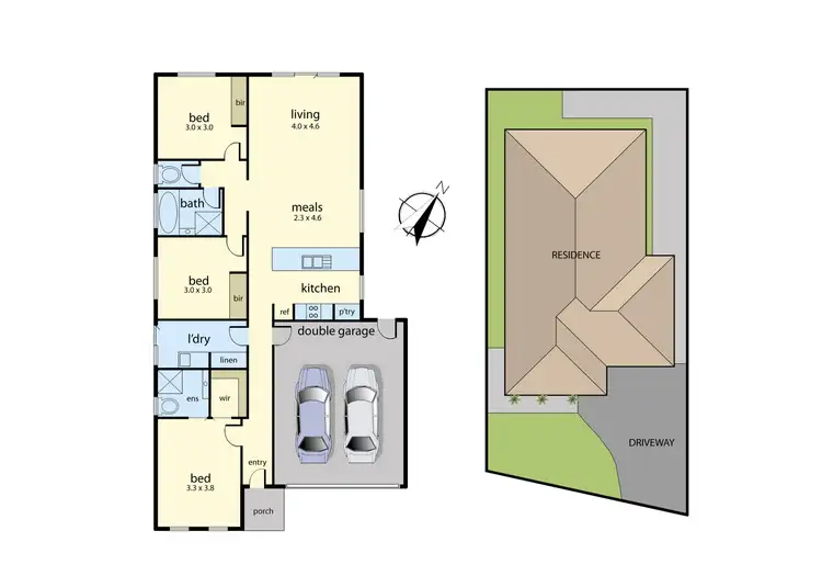 Floorplan of Homely house listing, 8 Albany Crescent, Pakenham VIC 3810