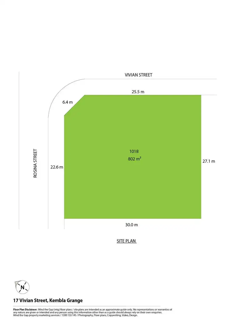 Floorplan of Homely land listing, 17 Vivian Street, Kembla Grange NSW 2526