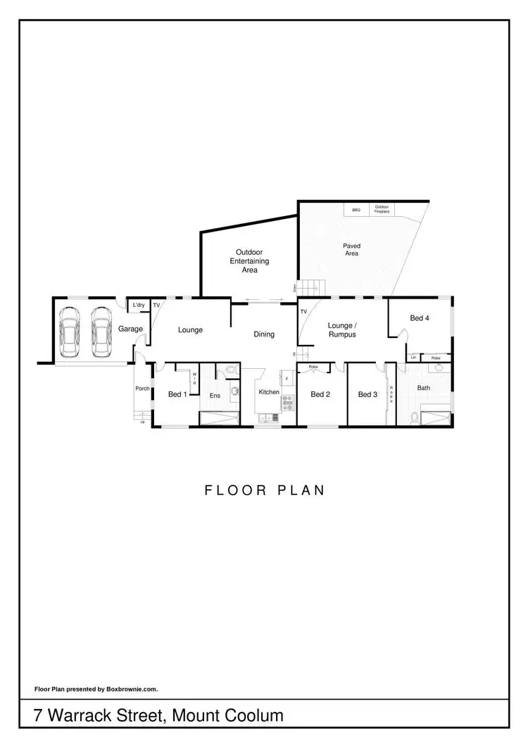 Floorplan of Homely house listing, 7 Warrack Street, Mount Coolum QLD 4573