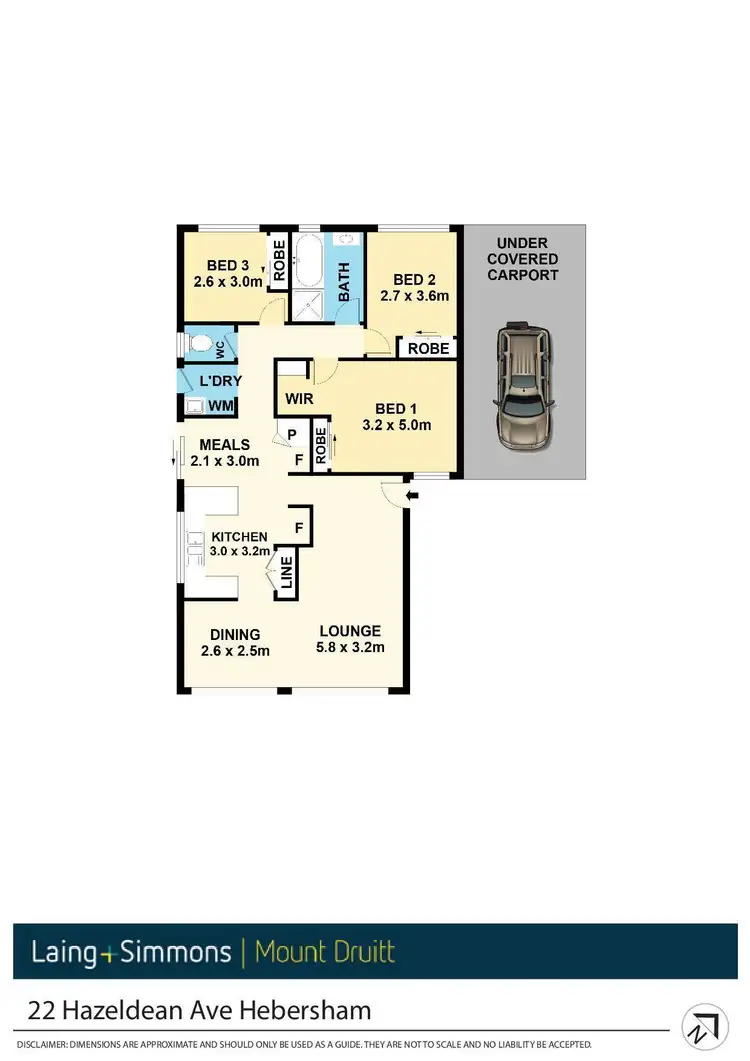 Floorplan of Homely house listing, 22 Hazeldean Avenue, Hebersham NSW 2770
