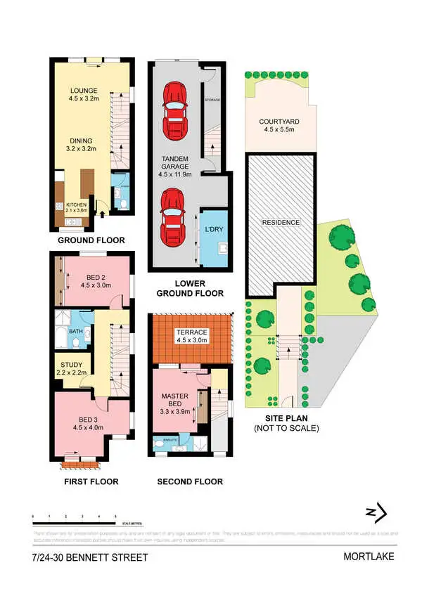 Floorplan of Homely terrace listing, 7/24-30 Bennett Street, Mortlake NSW 2137