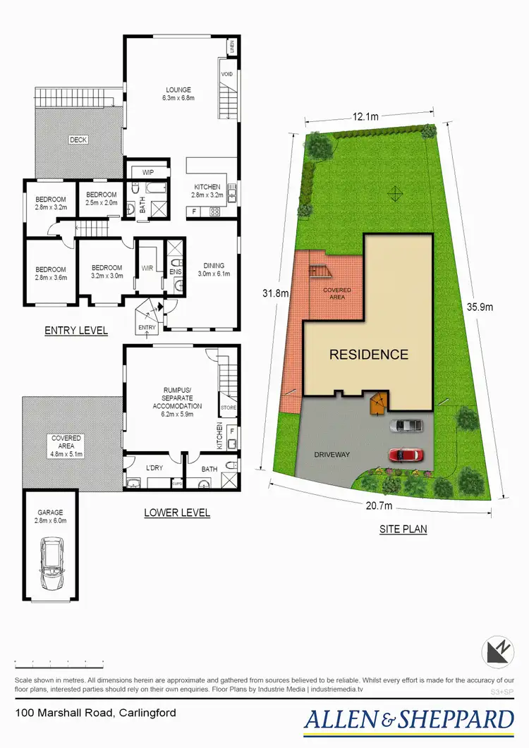 Floorplan of Homely house listing, 100 Marshall Road, Carlingford NSW 2118