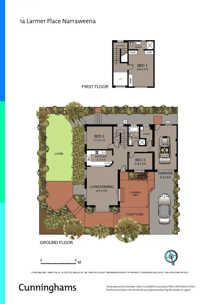 Floorplan of Homely townhouse listing, 1a Larmer Place, Narraweena NSW 2099