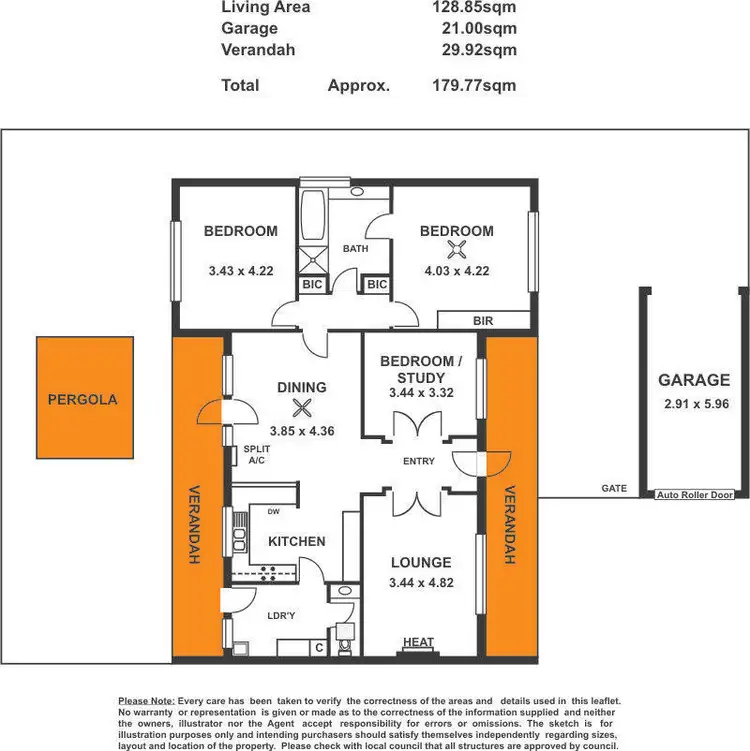 Floorplan of Homely unit listing, 4/62 Sydney Street, Glenside SA 5065