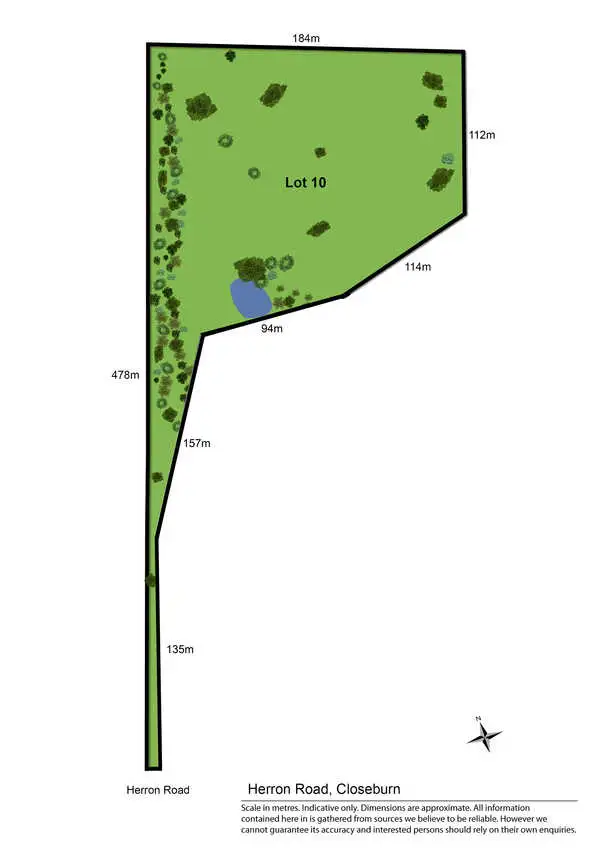 Floorplan of Homely land listing, 104 Herron Road, Closeburn QLD 4520