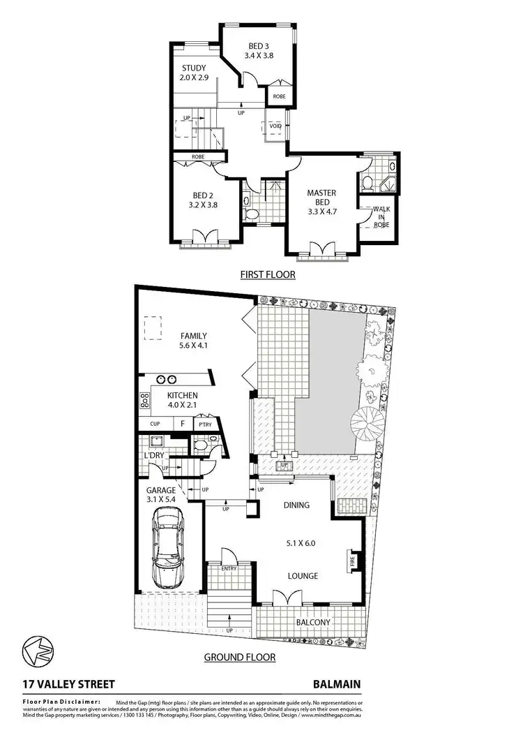 Floorplan of Homely house listing, 17 Valley Street, Balmain NSW 2041