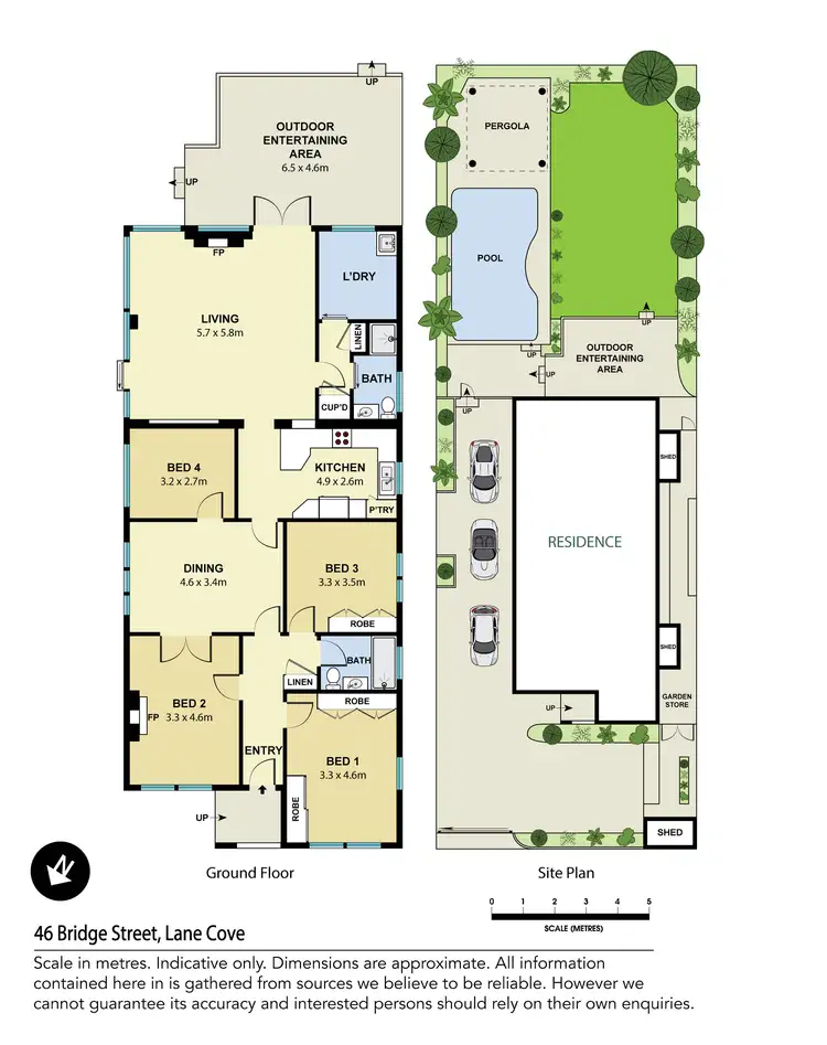 Floorplan of Homely house listing, 46 Bridge Street, Lane Cove NSW 2066