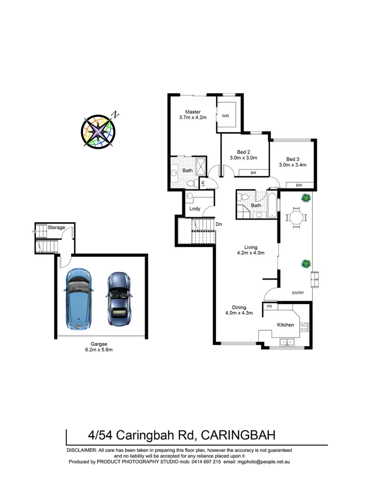 Floorplan of Homely villa listing, 4/54 Caringbah Road, Caringbah South NSW 2229