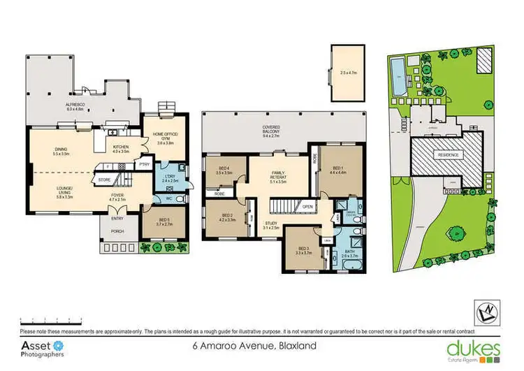 Floorplan of Homely house listing, 6 Amaroo Avenue, Blaxland NSW 2774