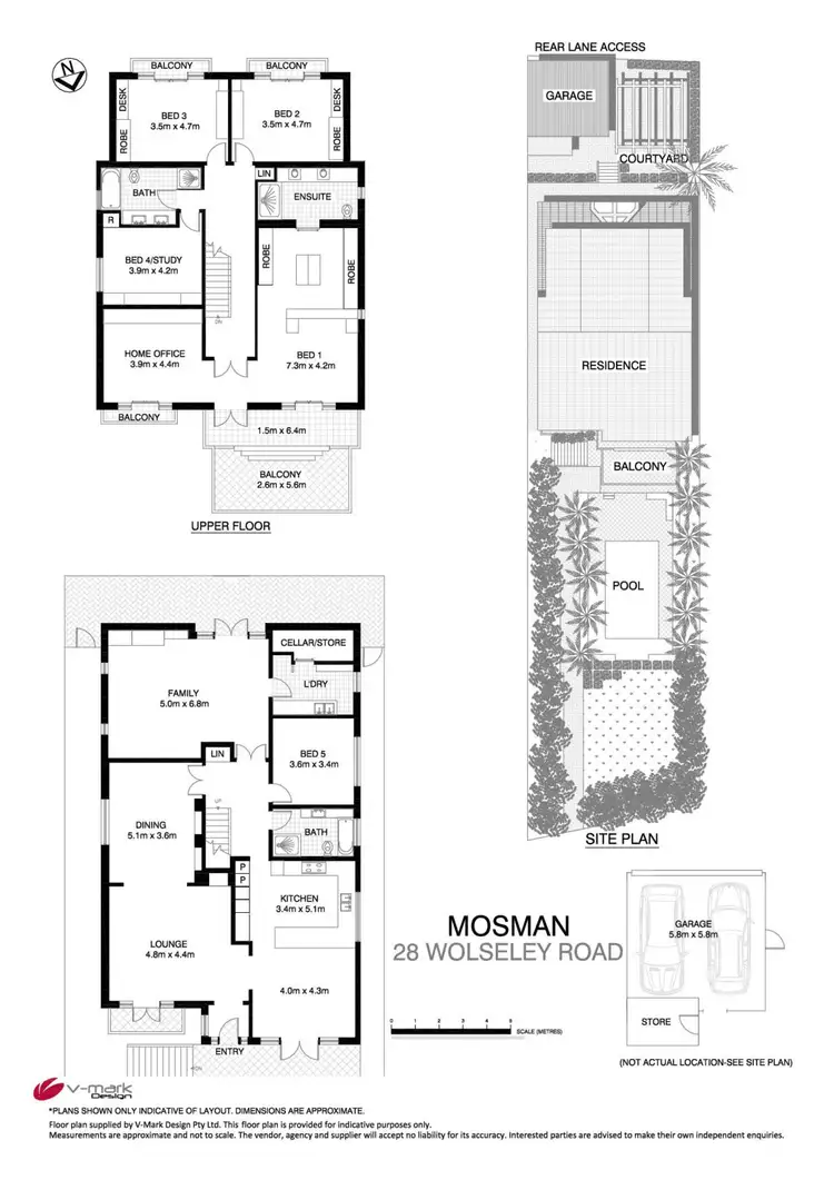 Floorplan of Homely house listing, 28 Wolseley Road, Mosman NSW 2088