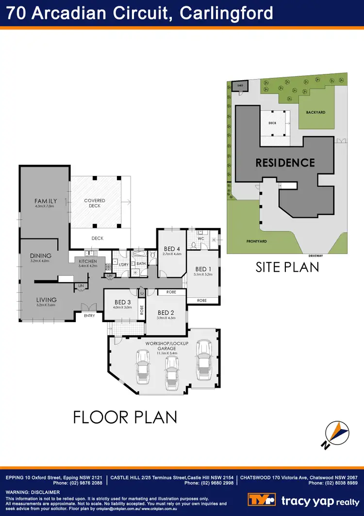 Floorplan of Homely house listing, 70 Arcadian Circuit, Carlingford NSW 2118