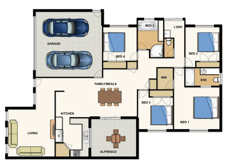 Floorplan of Homely house listing, 6 Glengarry Lane, Raceview QLD 4305