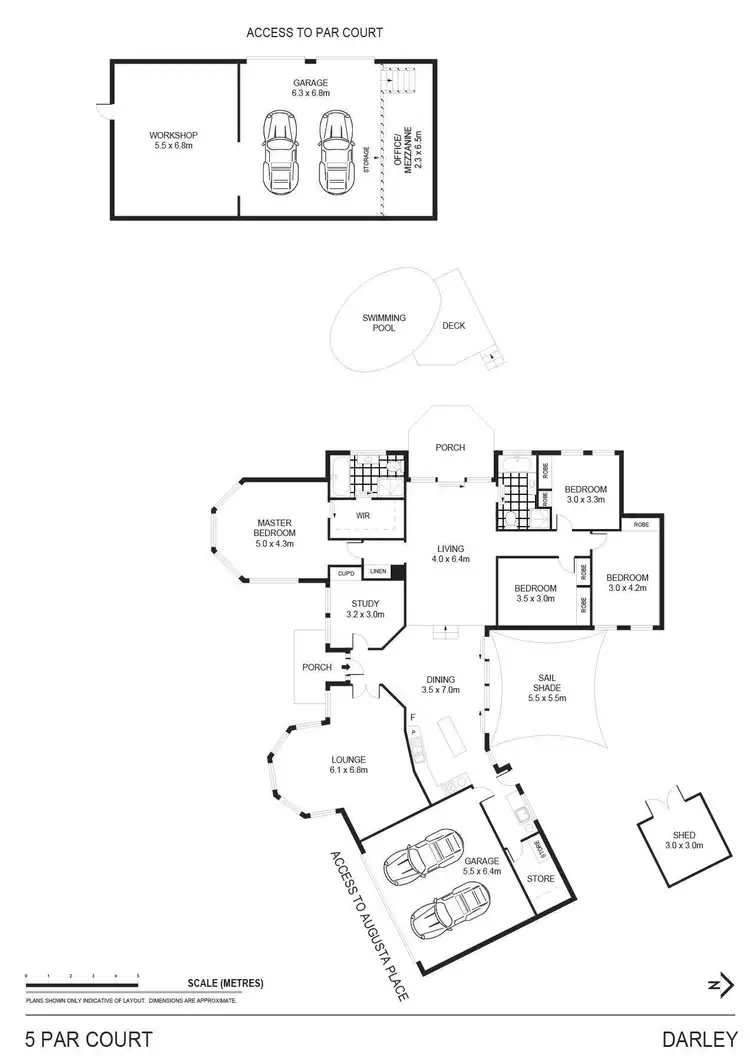 Floorplan of Homely house listing, 5 Par Court, Darley VIC 3340