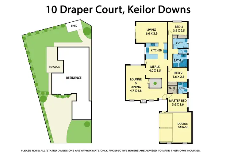 Floorplan of Homely house listing, 10 Draper Court, Keilor Downs VIC 3038