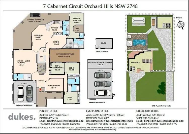Floorplan of Homely rural property listing, 7 Cabernet Circuit, Orchard Hills NSW 2748