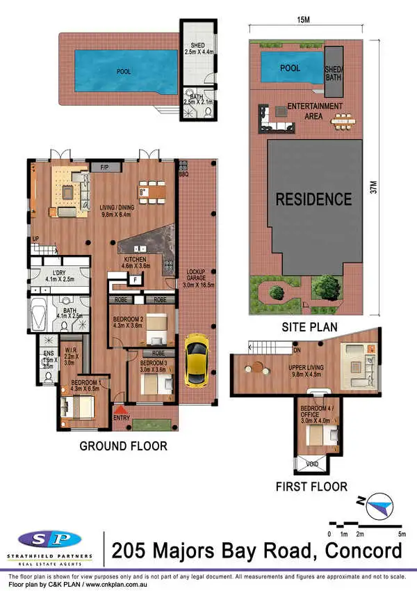 Floorplan of Homely house listing, 205 Majors Bay Road, Concord NSW 2137