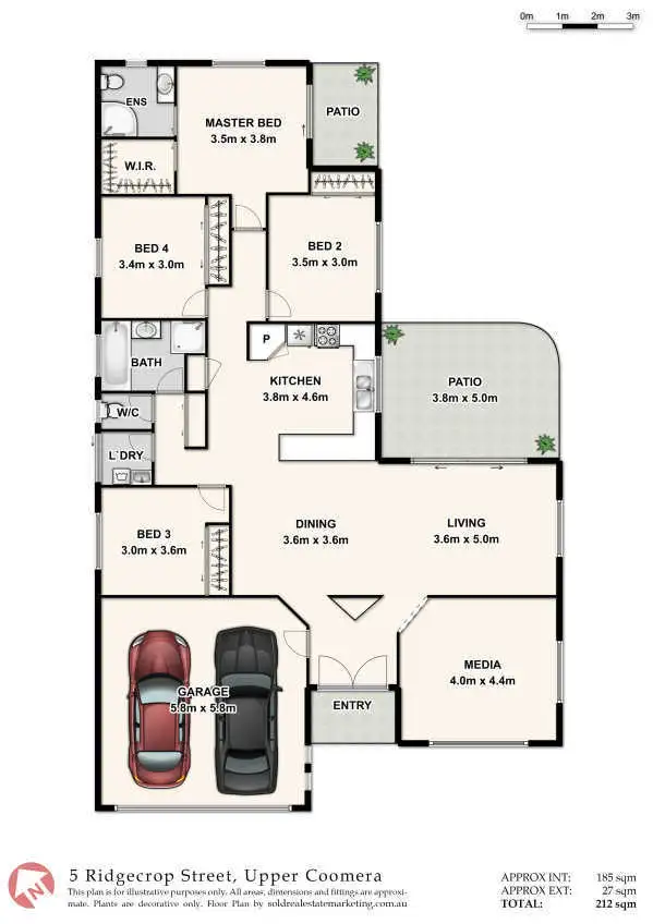 Floorplan of Homely house listing, 5 Ridgecrop Street, Upper Coomera QLD 4209