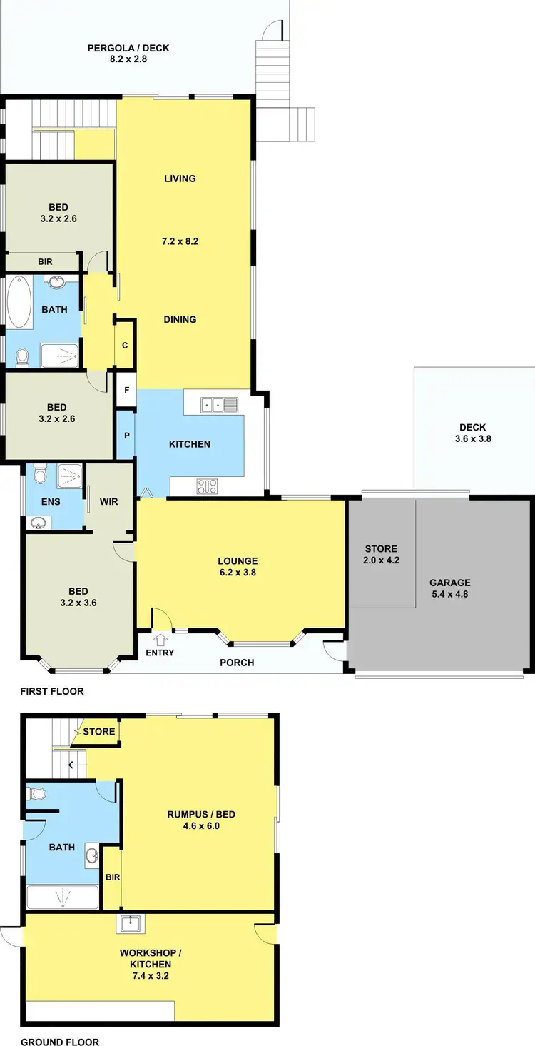 Floorplan of Homely house listing, 19 Green Valley Grove, Meadow Heights VIC 3048