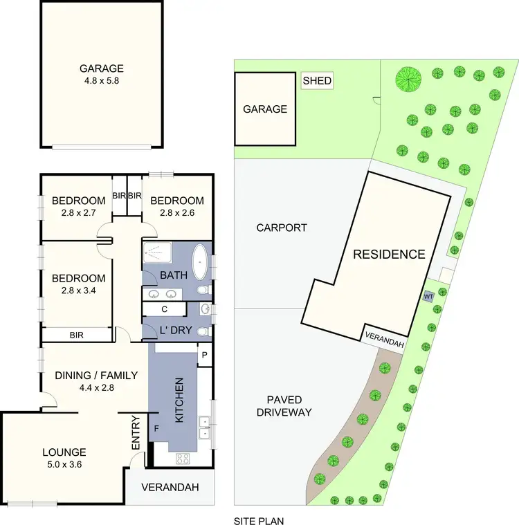 Floorplan of Homely house listing, 17 Canadian Court, Meadow Heights VIC 3048