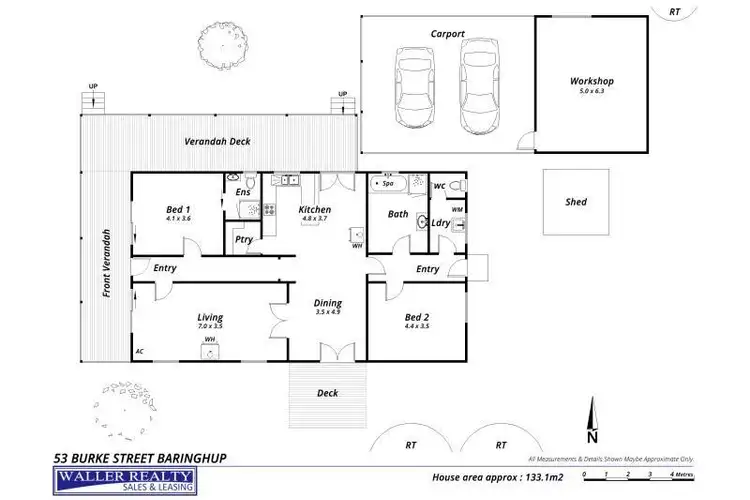 Floorplan of Homely house listing, 53 Burke Street, Baringhup VIC 3463
