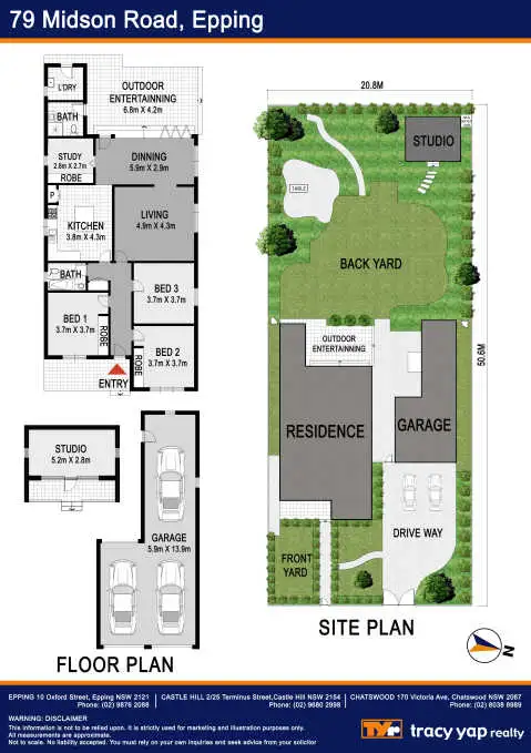 Floorplan of Homely house listing, 79 Midson Road, Epping NSW 2121