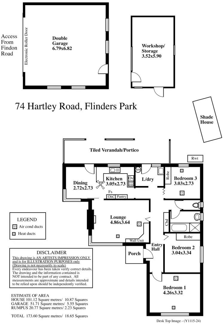 Floorplan of Homely house listing, 74 Hartley Road, Flinders Park SA 5025