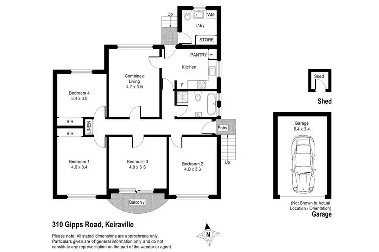 Floorplan of Homely house listing, 310 Gipps Road, Keiraville NSW 2500