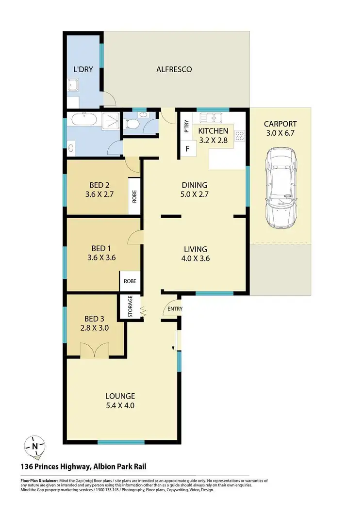 Floorplan of Homely house listing, 136 Princes Highway, Albion Park Rail NSW 2527