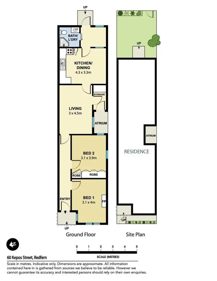 Floorplan of Homely house listing, 60 Kepos Street, Redfern NSW 2016