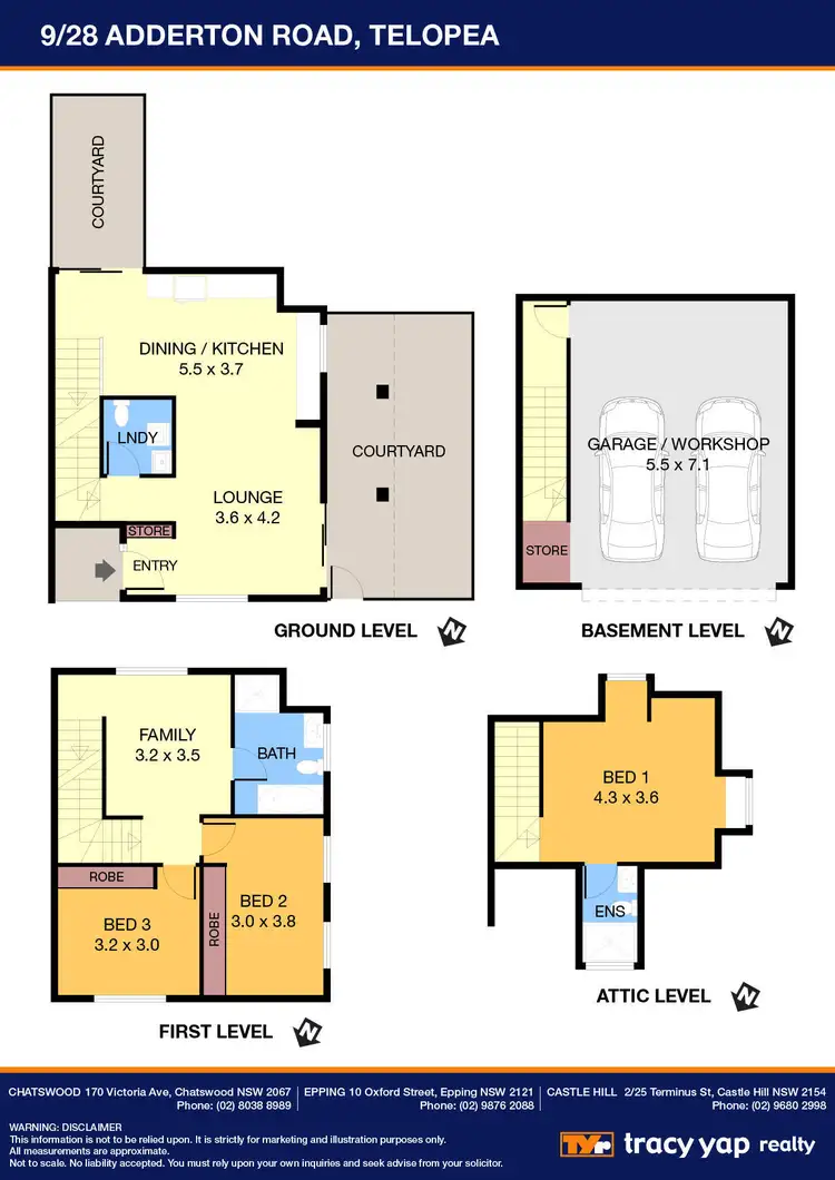 Floorplan of Homely townhouse listing, 9/28-30 Adderton Road, Telopea NSW 2117