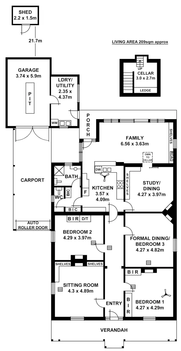 Floorplan of Homely house listing, 71 Church Terrace, Walkerville SA 5081