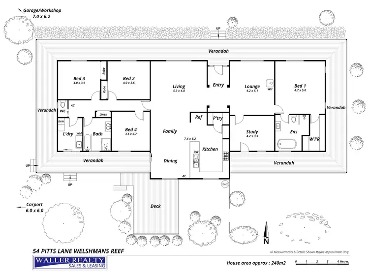 Floorplan of Homely house listing, 54 Pitts Lane, Welshmans Reef VIC 3462