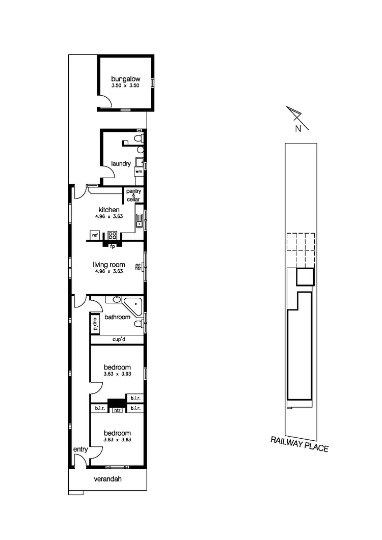 Floorplan of Homely house listing, 97 Railway Place, Williamstown VIC 3016
