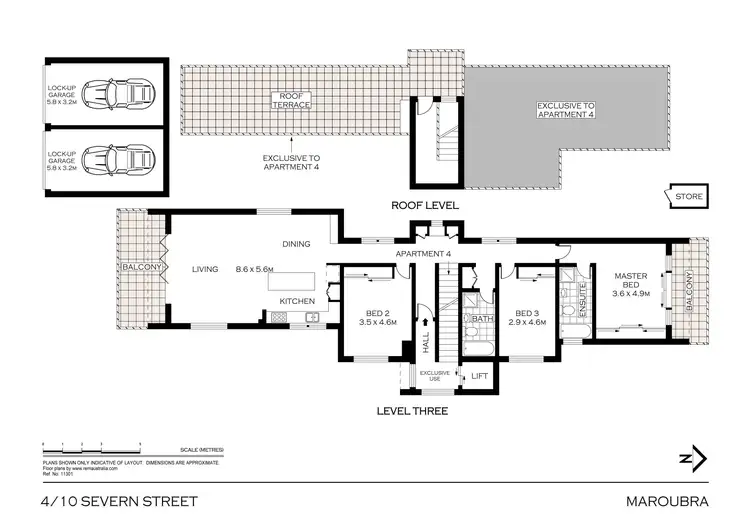 Floorplan of Homely apartment listing, 4/10 Severn Street, Maroubra NSW 2035