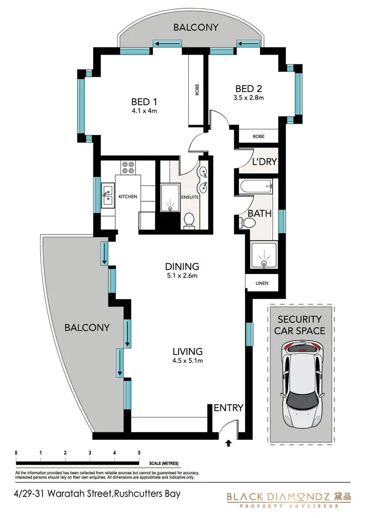 Floorplan of Homely apartment listing, 4/29-31 Waratah Street, Rushcutters Bay NSW 2011