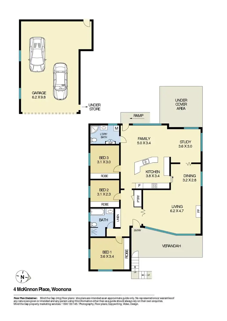 Floorplan of Homely house listing, 4 McKinnon Street, Woonona NSW 2517
