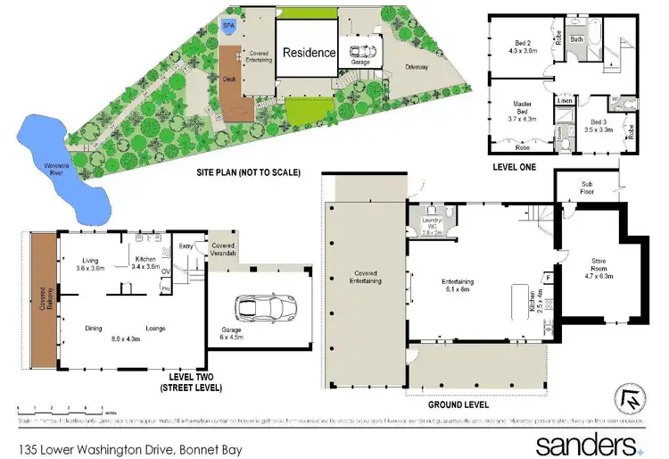 Floorplan of Homely house listing, 135 Lower Washington Drive, Bonnet Bay NSW 2226